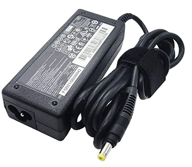 HP 65Watt Original AC Adapter 18.5V 3.5A Yellow small Pin